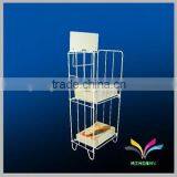 Manufacture OEM Design Metal Lecturer Stand Furniture for Magazine thumbnail-2