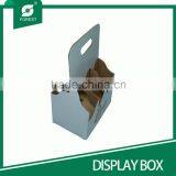 HOT SALE POPULAR BAR USE CORRUGATED DISPLAY BOXES FOR SIX BOTTLES BEER WITH HANDLE thumbnail-5