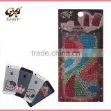 colorful phone stickers/skins stickers mobile phone/3d cell phone rhinestone stickers