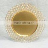 Brass Crystal Charger Plate thumbnail-1