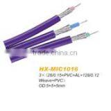 XH-MIC1016 128/0.12 Weave +pvc Microphone Cable Made in China thumbnail-1