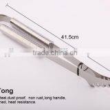 5 Piece Grilling Tools Set Includes Fork Spatula Tongs Wire Brush & Carrying Case thumbnail-4