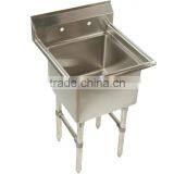 NSF Freestanding Commercial Stainless Steel 1 One Compartment Sink for Catering thumbnail-3