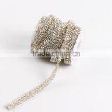 Garment Accessories Decoration Diamond Chain With Hot Fix Adhesive Rhinestone Ribbon thumbnail-2
