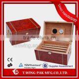 Homemade Vintage Spanish Cedar Wood Cigar Humidor