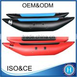 Customizable inflatable aluminum pontoons for pontoon fishing boat