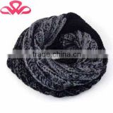 WL-17 100%Acrylic cable winter elegant women Xmas theme gift infinity knitting scarf
