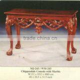 Chippendale Console Mahogany Indoor Furniture