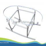 Basket Stand Metal Rocking Stand Metal Stand for Baby Moses Basket Two Side Rocking thumbnail-1