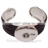 CJ2162 changeable bangle bracelet,bali click button luxe 30mm button jewelry,snap button bracelet jewellery