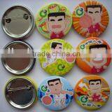 China Super Star YaoMing Button Badge With Pin