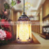 Jingdezhen Ceramic Hollow Indoor Pendant Light Fancy Pendant Light thumbnail-6