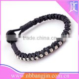 2013 Black New Leather Bracelet,Acessories for woman,Bracelet Vners
