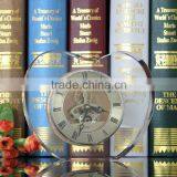 Wholesale Crystal Glass Clock Home Decoration thumbnail-4