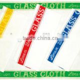 QXJ001 100% Linen Jacquaer Glass Cloth/ Jacquard Tea Towel/Jacquard Kitchen Towel
