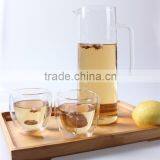 1.4L New Product Wholesale Hand Blown Food Grade High Borosilicate Clear Glass Water Jug thumbnail-6