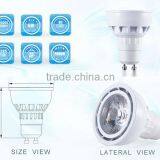 New Design Hot Sale CE RoHS CRI 85Ra CCT Options UNIQUE Lamp Bulb Sharp COB GU10 Reactor 5W LED Spotlight LED Dimmable thumbnail-5