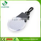 Round Shape 2 Led Pvc Material Mini Led Flashlight Keychain thumbnail-4