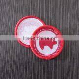 Special Animal Shape Circle Embroidery Woven Label thumbnail-2