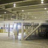 Steel platform mezzanine rack systems