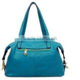 Custom Royal Women Leather Extra Large Tote Bag With Zipper Pocket thumbnail-4