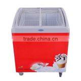 Small Ice Cream Freezer Ice Cream Chest Freezer Single Glass Top Door Freezer thumbnail-3
