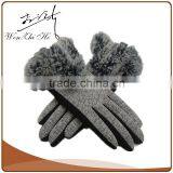 Faux Fur Thinsulate Winter Gloves for Screen Touch thumbnail-4