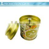 High Quality Round Airtight Tea Tin Box thumbnail-2