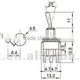 TPDT Toggle Switch 20a / 9 Pin Toggle Switch China Manufacturer thumbnail-3