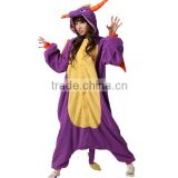 New Mighty Purple Dragon Adult Animal Best Seller Full Body Party Costume
