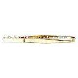 MI-112-109Tweezers Straight CurvedFull Gold PlatedConvenient to Use Compact Tweezers. thumbnail-1