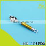 Luxurious Stainless Steel Scoop Golden Handle Ice Cream Spoon