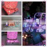2015 Hot Items Products Flower Arrangement Materials Square Led Light Base
