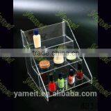 Factory Price High Quality Cosmetic Display Table Lucite Cosmetic Organizer Plexiglass Makeup Product Display thumbnail-2