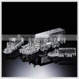 Customized Clear Crystal Truck Model For Gift & Decoration
