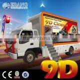 Movable 7d trailer complete 5d cinema 9d electric cabin