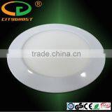 White Color Aluminum Frame Small Power 9W Round Panel Ceiling Light
