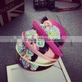 Factory Wholesale Handmade High Quality Beach Sun Hat Original Selling Flower Latest 2016 Straw Hat Wholesale thumbnail-3