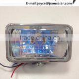 4 Inch Square 150 Fog Light Crystal Rainbow Auto Halogen Sealed Beam H4 Headlight