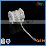 Wholesale Plastic Pearl Roll Rhinestone Cup Chain thumbnail-1