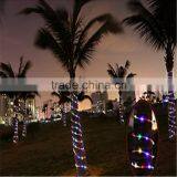 33ft 100 LED Solar Rope Lights, Waterproof Outdoor Rope Lights, Red/Green/Blue/Warm White thumbnail-5