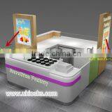 Healthy frozen yogurt kiosk design | retail frozen yogurt shop interior design | frozen yogurt kiosk for sale