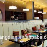 Elegant Restaurant Coffee Shop Furniture Set Wooden Dining Booth ,dining Table and Chair Set thumbnail-1