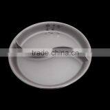 100% Mealmine A5top Food Grade Square Cheap Unbreakable Melamine Black Dinnerware With Custom Print