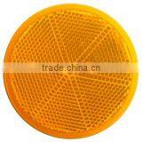 Highway Safety Round hi Vis Reflector,guardrail Reflectors,highway Guardrail Delineator