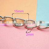 wholesale Low price bag accessories metal chain 15*9*2mm