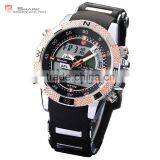 Mens LCD Day Date Quatrz Digital Military Outdoors Shark Sport Watch thumbnail-2
