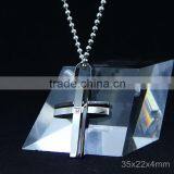 18K Gold Color Jesus Pendant Cross Necklace thumbnail-5