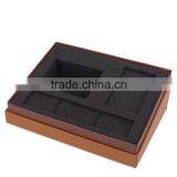 Chinese Factories Wholesale Custom High-grade Leather Watch Box, Brown Rectangle Gift Box thumbnail-2