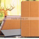 Buckskin Deer Skin Texture Leather Case for IPAD MINI 4 MINI4 Leather Case Foldable Smart Case Magnetic Sleep and Wake up
